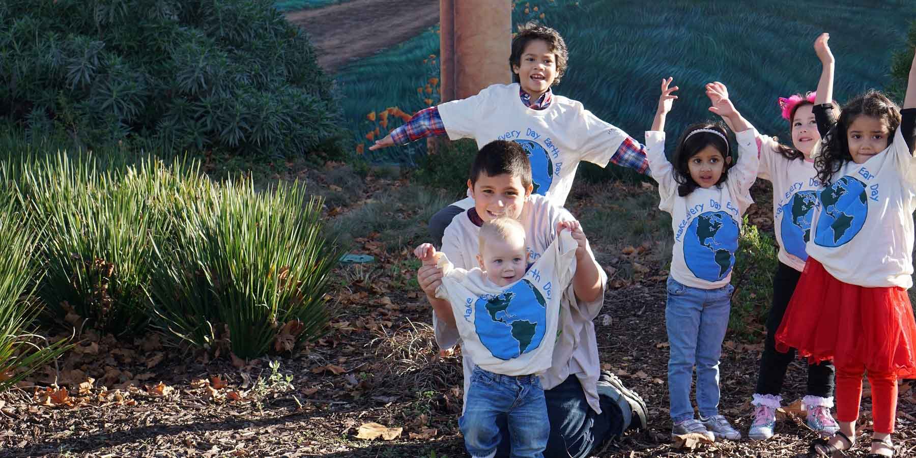 Kids at Earth Day in Hayward