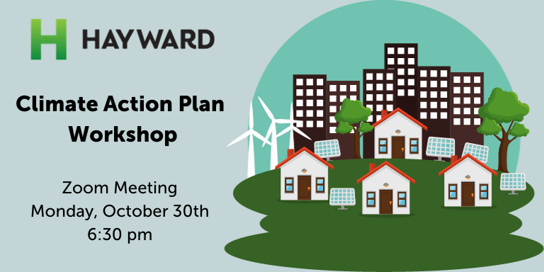 Climate Action Plan Workshop Zoom Meeting Monday, Oct. 30 6:30pm