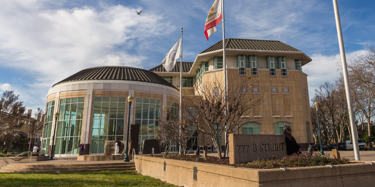 Photo of City Hall during the day.