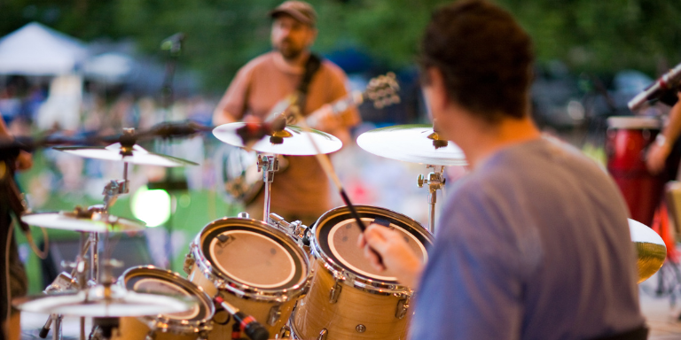 Hayward Municipal Band Summer Concerts A live band playing in the park