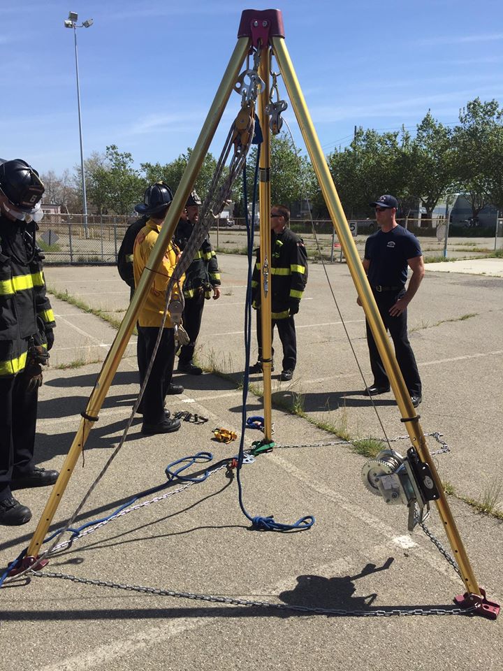 Hayward Fire Department crew training