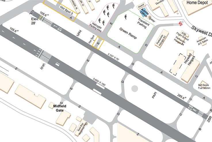 Executive Airport Site Map