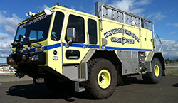 Aircraft Rescue and Fire Fighting vehicle for the Hayward Executive Airport