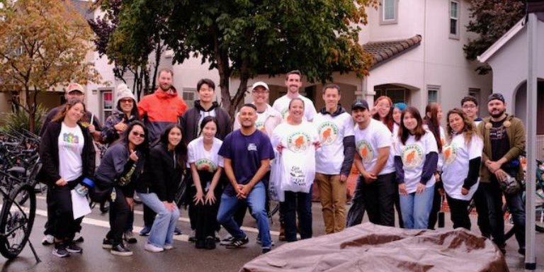 People at the Hayward Rides Event