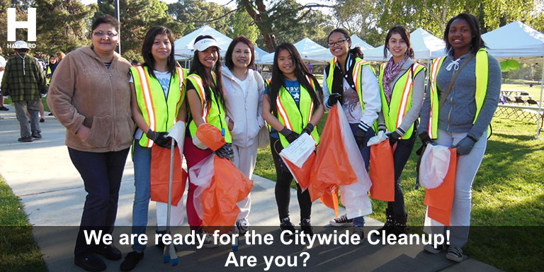 Community Members preparing for the Citywide Cleanup