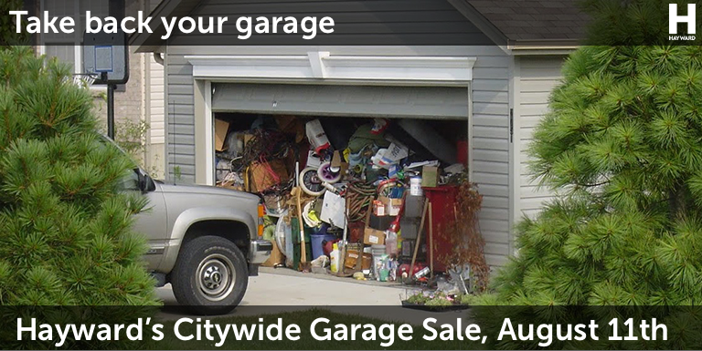 Cluttered garage with August 11, 2018 date