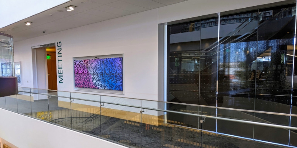 Two meeting rooms in the downtown Hayward library