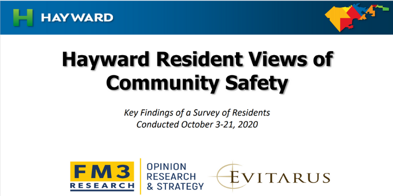 Hayward Resident Views of Community Safety
