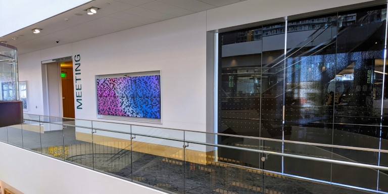 Two meeting rooms in the downtown Hayward library